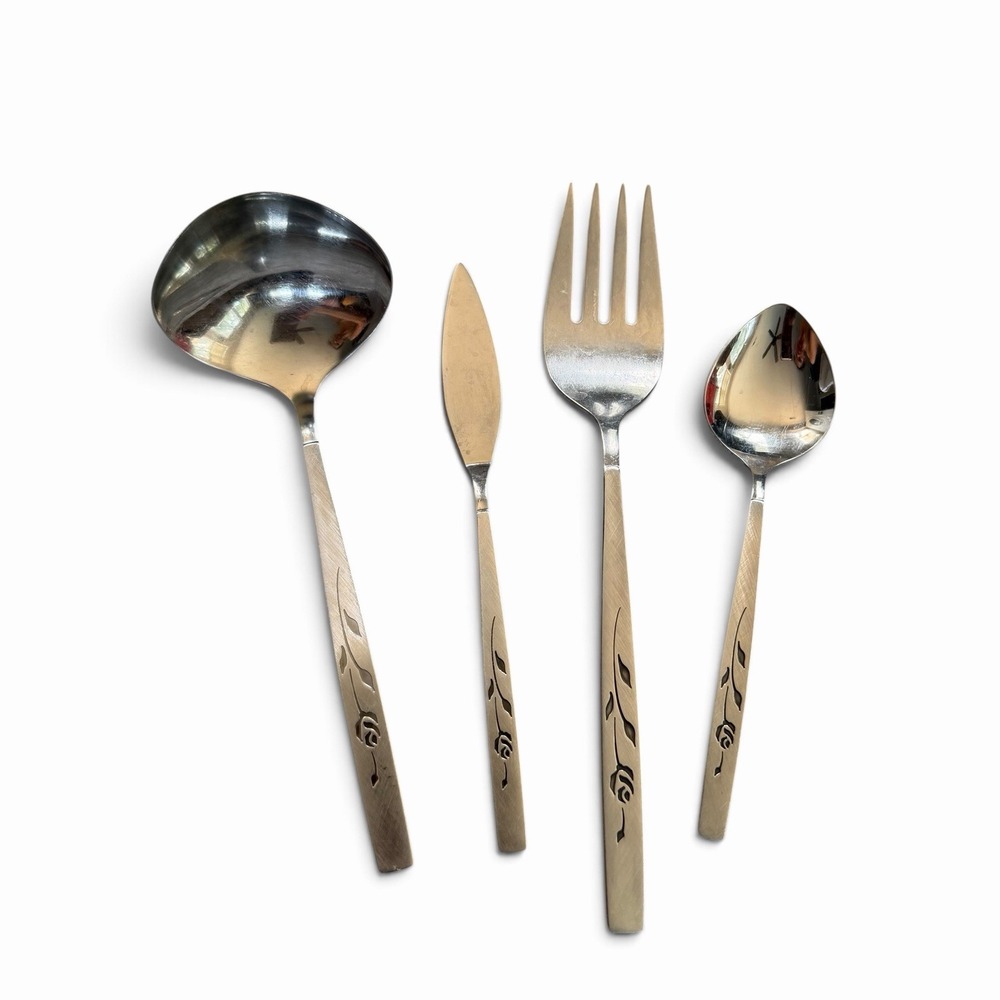 Lot Oneida Oneidacraft Deluxe CAPISTRANO Ladle Serving Spoon Fork Butter Sugar